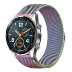 Huawei Watch GT milanese ruostumaton teräs kellon ranneke - Monivärinen