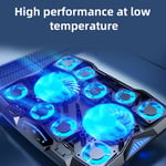 Laptop Cooler Stand Notebook Cooling Pad Fast Heat Dissipation 11 Fan For Tablet