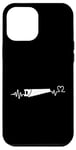 Coque pour iPhone 12 Pro Max Woodworker Heartbeat Homme Femme Fière Charpentier Drôle