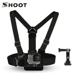 CNYO® SHOOT Voyage Cycling Accessory Set Chest Strap 3 Way Base de Réglage Ajustement Pour GoPro Hero 5 4 3 SJCAM Xiaomi Yi Action Caméra