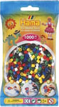 SACHET DE 1000 PERLES A REPASSER HAMA MIDI COULEURS ASSORTIES - LOISIRS CREATIFS