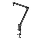 Microphone Boom Arm - Premium Mic Arm Hidden Cables Desk Mic Stands Compatible with HyperX QuadCast Mic, Blue Yeti Mic and Most Microphones for Studio, Podcaster, Streaming by YOUSHARES