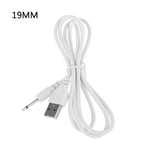 2,5 mm USB USB Mono Audio Line USB för DC 2,5 mm Laddningslinje USB Jack Plug Aux DC2,5 mm Ljudkabel Power Laddning