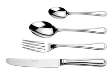 Arthur Price ZBIS4801 Bead 48 Piece 12 Person Cutlery Set, Stainless Steel