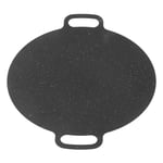 (25cm) Korean BBQ Grill Pan Wide Application Korean Fry Pan Non-Stick