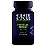 HIGHER NATURE Complete Omegas 3-6-7-9 Complex - 90 capsules