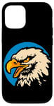 iPhone 12/12 Pro Retro Bald Eagle Bird American Animals Case