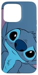 Coque pour iPhone 15 Pro Max Disney Lilo et Stitch Cute Stitch Tête de couture Gris ardoise