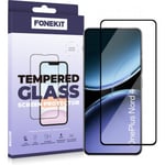 FoneKit Full Cover -panserglas, OnePlus Nord 4, sort