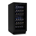 Klarstein Wine Refrigerator 32 bottles 2 zones LED Wine Fridge Beer Cooler