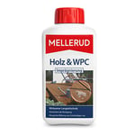 MELLERUD Imperméabilisant pour bois et WPC | 1 x 0,5 l | Protection efficace à long terme des surfaces en bois, WPC et BPC en extérieur