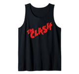 The Clash - Scratched Red Logo Tank Top