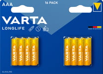 Varta Longlife batterier AAA 16-pack