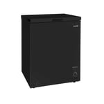 Baridi Chest Freezer 99L Capacity Garage Safe Adjustable Thermostat Black DH153