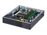 Supermicro Superserver E200-9A - Server - Mini-1U 1-Vägs - 1 X Atom C3558 Upp Till - Ram 0 Gb - Ingen Hdd - Ast2400 - Gigabit Ethernet - Inget Os - Skärm: Ingen - Svart