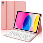 WINCHKING Clavier pour iPad 10 ème - Coque Clavier iPad 10eme Generation, AZERTY