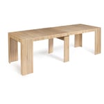 Table console extensible avec rallonges  45/235 cm ELORA   naturel  Taille unique