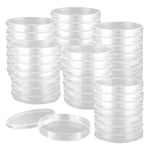 Paquet de 200 BoîTes de en Plastique StéRiles avec Couvercles 90 Mm de DiamèTre X 15 Mm de Profondeur Transparent éPais Science Dish Lab Plats de Culture Cellulaire