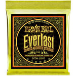 Ernie Ball Everlast Extra Light Coated 80/20 Bronze 10-50