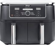 Ninja Foodi MAX Dual Zone Digital Air Fryer, 2 Drawers, 9.5L, 6-in-1, Uses No 8