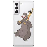 ERT GROUP mobile phone case for Samsung S21 PLUS original and officially Licensed Disney pattern Jungle Book 002 optimally adapted to the shape of the mobile phone, partially transparent