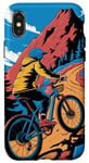 iPhone X/XS For Downhill Biking - Retro Mountain Bike Design Case