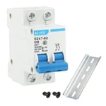 Disjoncteur Miniature Basse Tension Ac 32 A 400 V 2 Pôles Din Installation Rail Dz47-63 C32, Disjoncteur 32A, Disjoncteur Électrique