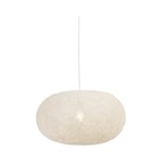 QAZQA corda - Suspension - 1 lumière - Ø 500 mm - Blanc - Design, Moderne - éclairage intérieur - Salon I Chambre I Cuisine I Salle à manger