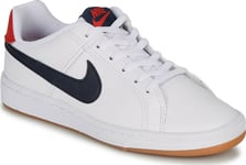 Juniors Nike Court Royale (gs) White Navy Red 833535 107 Uk 6