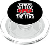 Embrace The Beat Defeat The Fear - Open Heart Surgery PopSockets PopGrip for MagSafe