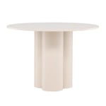 Venture Design, Olivia matbord 110 cm Beige