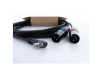 Cordial Ey 3 Wrmm Xlr Y-Adapter [1X 3,5 Mm Jackkontakt - 2X Xlr 3-Polig Kontakt] 3 M Svart