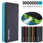 4USB Power Bank 9000000mAh Fast Mobile Charger Battery Pack Portable for Phone