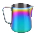 350ml Stainless Steel Milk Frothing Pitcher Creamer Frothing Pitcher Coffee Cup Latte Art Milk Frother Jug (Multicolor)