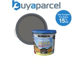 Ronseal 38394 Fence Life Plus+ Charcoal Grey 5 litre RSLFLPPCG5L