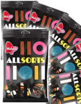 6 kg Malaco Liquorice Allsorts / Engelsk Lakris Konfekt - Eske med 15 Poser