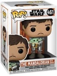 Funko - Movies: Star Wars Mandalorian (The Mandalorian w/ Grogu) POP! Vinyl