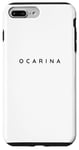 iPhone 7 Plus/8 Plus Ocarina Players / Ocarina Beginner / Ocarinists Modern Font Case