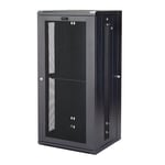 StarTech 26U 19" Wall Mount Network Cabinet  16" Deep Hinged Locking IT Network Switch Depth Enclosure  Assembled Vented Computer Equipment Data Rack