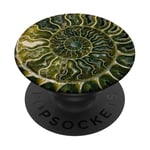 Green Ammonite Fossil Pop Mount Socket PopSockets Adhesive PopGrip