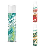 Batiste - Shampoing Sec - Original 280 ML + Batiste Shampooing Sec/Volume 166 g + BATISTE Shampooing sec Naturally Thé Vert & Camomille