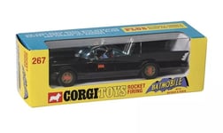 Corgi RT26701 Batmobile With Batman & Robin (Reissue of  1966 Corgi Toy No 267)