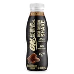 ON High Protein Shake Bottles, Ready to Drink Post Workout Snack, Low Fat and No Added Sugar, Muscle Growth and Support, Chocolate, 12 Shakes, 12x330ml