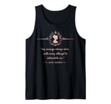 Jane Austen - My Courage Always Rises - Literary Book Club Tank Top