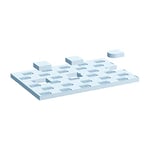 LUX ELEMENTS Elément de support pour receveur de douche, dimensions 140 x 90 cm, TUB-UR 1400/900 LTUBE11815, bleu