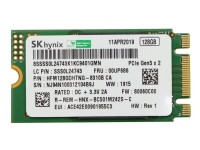 SK Hynix - SSD - 128 GB - inbyggd - M.2 2242 - PCIe 3.0 x2 (NVMe) - FRU - för IdeaCentre 510-15 510-22 510-23 510A-15