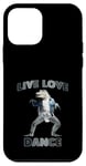 Coque pour iPhone 12 mini Live Love Dance Alligator Moves, expression amusante