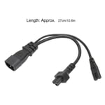 IEC320 C14 Male To C5 C7 Female Power Cord 1 In 2 Out 10A 250V Waterproof Po XD