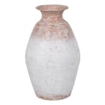 Vase White Iron 28 x 28 x 45.5 cm