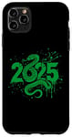 Coque pour iPhone 11 Pro Max Bonne année chinoise - Serpent vert - Nouvel An chinois 2025